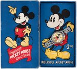 "INGERSOLL MICKEY MOUSE WRIST WATCH" BOXED FALL 1935 VERSION.