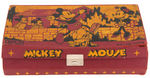 “MICKEY MOUSE” ELABORATE TWO DRAWER PENCIL BOX.