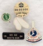 CHICAGO WHITE SOX LOT OF THREE 1960s "GO! GO!" ITEMS & SCARCE TAB.
