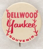 NEW YORK YANKEES "DELLWOOD" MUCHINSKY BOOK PHOTO EXAMPLE BUTTON.