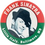 SINATRA MOVIE BUTTON "THE DETECTIVE" PLUS BALTIMORE HOMAGE BUTTON.