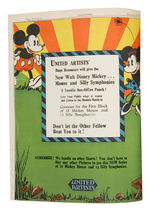 AUSTRALIAN MOVIE EXHIBITOR MAGAZINE FEATURING MICKEY MOUSE AND SILLY SYMPHONIES.