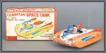 "CRAGSTAN SPACE TANK WITH SPINNING BALL COCKPIT" BOXED FRICTION TOY.