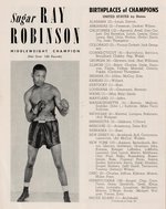 JERSEY JOE WALCOTT VS. ROCKY MARCIANO 1952 WORLD'S HEAVYWEIGHT CHAMPIONSHIP FIGHT PROGRAM.