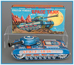 "FRICTION POWERED SPACE TANK WITH SIREN."