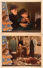 BASIL RATHBONE SHERLOCK HOLMES "THE PEARL OF DEATH" LOBBY CARD LOT.