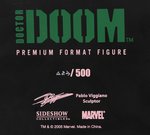 FANTASTIC FOUR VILLAIN "DOCTOR DOOM" BOXED SIDESHOW PREMIUM FORMAT FIGURE.