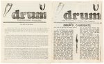 DODGE REVOLUTIONARY MOVEMENT NEWSLETTERS FROM LATE 1960s DETROIT CIVIL RIGHTS GROUP.