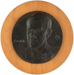 "E. V. DEBS" HIGH RELIEF PORTRAIT PLAQUE.