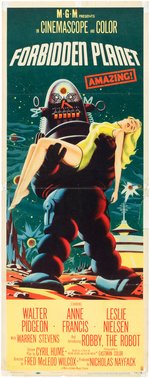 "FORBIDDEN PLANET" INSERT POSTER.