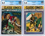 CLASSICS ILLUSTRATED GIFT BOX SERIES B WITH CGC GRADED ISSUES.