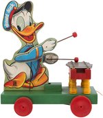 "DONALD DUCK" XYLOPHONE LARGE PULL TOY BY FISHER-PRICE WITH BOX.
