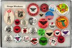FARM WORKERS 29 BUTTONS- THE LIFETIME COLLECTION OF TED WATTS.