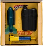 "SUPERMAN KRYPTON ROCKET" BOXED SET.