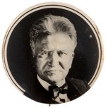 RARE LA FOLLETTE HIGH CONTRAST REAL PHOTO PORTRAIT BUTTON.