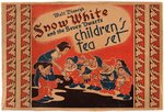 "SNOW WHITE AND THE SEVEN DWARFS CHILDREN'S TEA SET" BOXED.
