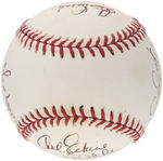 DODGERS GREATS MULTI-SIGNED BASEBALL.