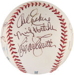 DODGERS GREATS MULTI-SIGNED BASEBALL.