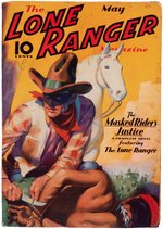 "THE LONE RANGER" PULP MAGAZINE #2.