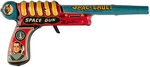 "TOM CORBETT SPACE CADET OFFICIAL SPACE PISTOL" MARX CLICKER GUN WITH REPRODUCTION BOX.