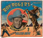 "ROY ROGERS AND TRIGGER OFFICIAL HOLSTER OUTFIT."