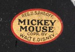 "MICKEY MOUSE" RARE FUN-E-FLEX WALKING ROCKER TOY.