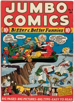 "JUMBO COMICS" #5 JANUARY 1939 VG+ (DOUBLE COVER).