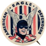 THE EAGLE 1941 RARE COMIC BOOK CLUB MEMBERSHIP BUTTON.