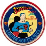 SUPERMAN "SUPERMEN OF AMERICA" LIMITED EDITION REPRODUCTION RING SET (GOLD WITH DIAMOND).