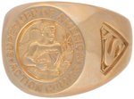 SUPERMAN "SUPERMEN OF AMERICA" LIMITED EDITION REPRODUCTION RING SET (GOLD).