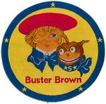 "BUSTER BROWN" SHOES ROUND STORE DISPLAY RUG.