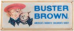 "BUSTER BROWN - AMERICA'S FAVORITE CHILDREN'S SHOES" LIGHTED ADVERTISING SIGN.