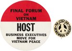 PAIR OF ANTI-VIETNAM ITEMS INCLUDING "REMEMBER CHICAGO".