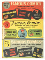 "FAMOUS COMICS" BOOK SET.