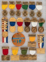 NIXON: COLLECTION OF 19 REPUBLICAN NATIONAL CONVENTION BADGES FROM 1968 AND 1972.
