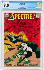 "THE SPECTRE" #1-3 CGC TRIO.