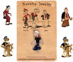 POPEYE & FRIENDS ENAMEL PIN LOT.