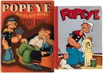 "POPEYE THE SAILOR MAN" & "POPEYE MEETS HIS RIVAL" BOOK PAIR.