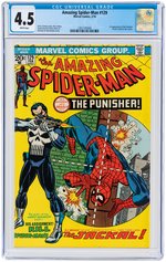 "AMAZING SPIDER-MAN" #129 FEBRUARY 1974 CGC 4.5 VG+ (FIRST PUNISHER).