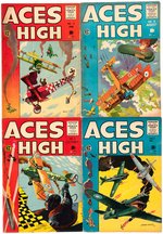 "ACES HIGH" COMPLETE RUN OF FIVE ISSUES.