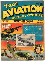 "TRUE AVIATION PICTURE STORIES" COMPLETE RUN OF 17 ISSUES.