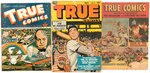 "TRUE COMICS" ISSUES #1 TO 84 COMPLETE RUN.