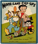 BETTY BOOP "MOVIE-LAND CUT UPS" BOXED PUZZLE SET.