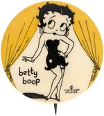 BETTY BOOP CLASSIC EARLY 1930s CARTOON BUTTON.