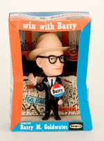 GOLDWATER 1964 "WIN WITH BARRY" VINYL FIGURE BY REMCO.