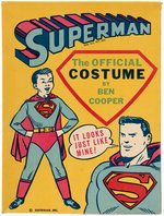 "SUPERMAN - THE OFFICIAL PLAY SUIT BY BEN COOPER" BOXED OUTFIT WITH SCARCE COMIC.