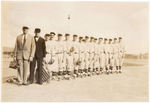 1931 TOUR OF JAPAN BASEBALL TEAM PHOTO WITH SEVEN HOF MEMBERS INCLUDING LOU GEHRIG.