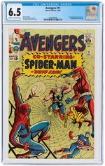 "AVENGERS" #11 DECEMBER 1964 CGC 6.5 FINE+.