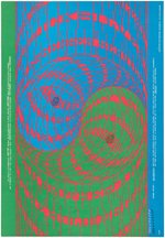 FAMILY DOG CONCERT POSTER FD-68 FEATURING QUICKSILVER MESSENGER SERVICE (ARTIST SIGNED).