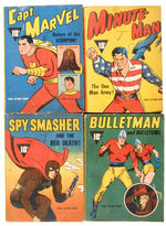 CAPTAIN MARVEL/FAWCETT DIME ACTION BOOK SET.